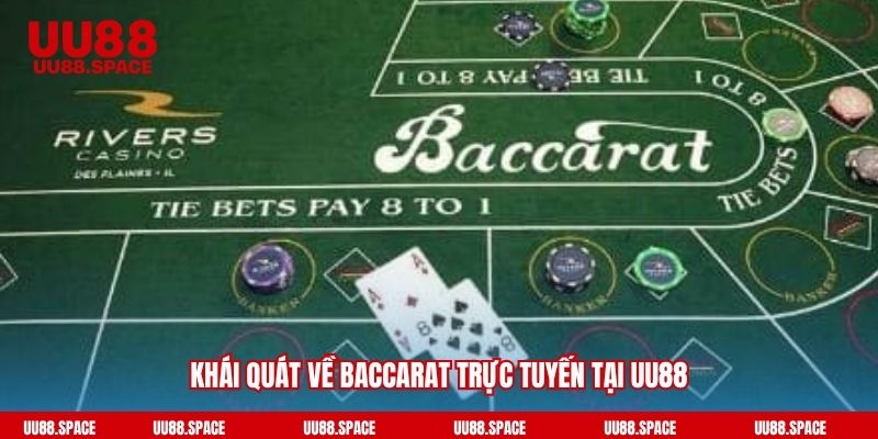 Khái quát về baccarat trực tuyến tại UU88
