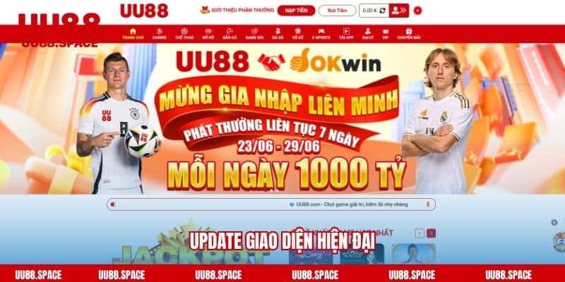 Update giao diện hiện đại