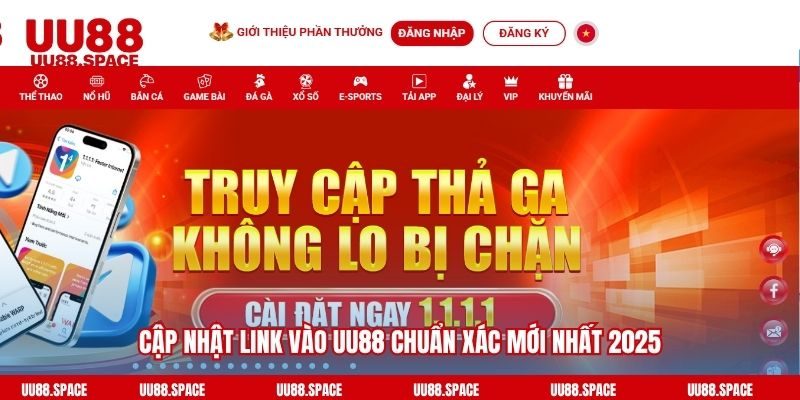Cập nhật link vào UU88 chuẩn xác mới nhất 2025
